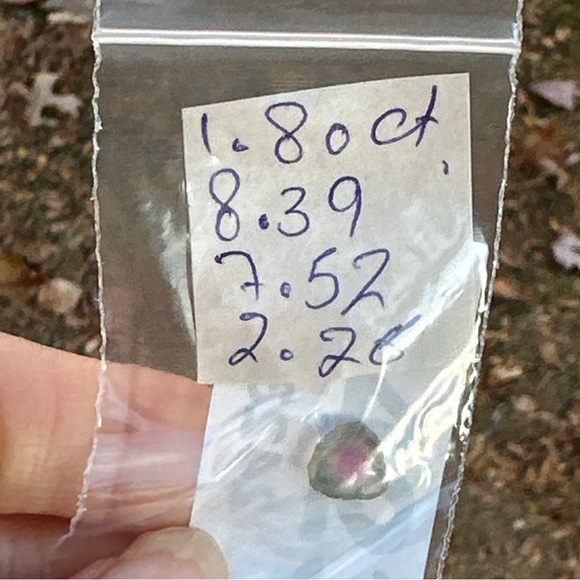 1.80 Carats Natural Watermelon Tourmalines Slices - Picture 6 of 17